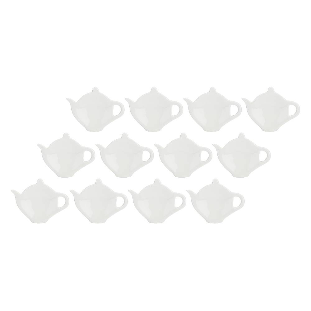 La Porcellana Bianca Set 12 Piattini Portabustine Té Convivio Sconto di tempo limitato