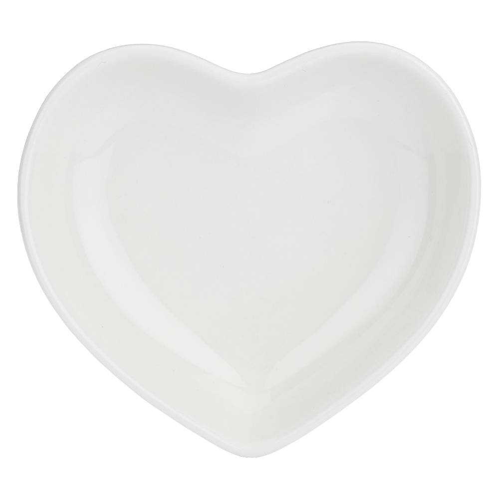 La Porcellana Bianca Set 12 Ciotoline Cuore 7,5 cm Cupido Presa