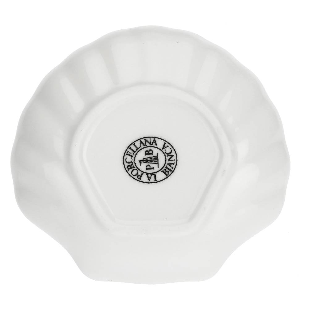 La Porcellana Bianca Set 12 Piatti Conchiglia 10 cm Elba Italia
