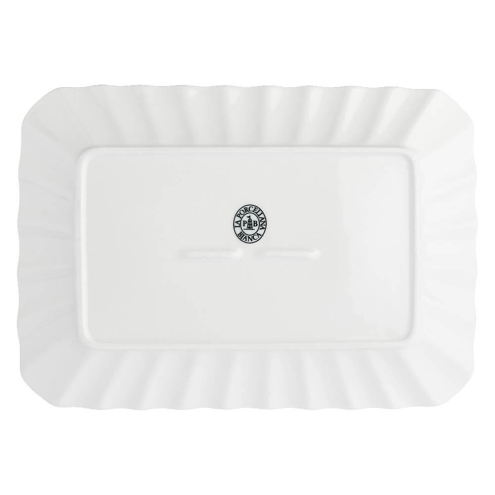 La Porcellana Bianca Vassoio Rettangolare 27x19 cm Ducale Convenienza