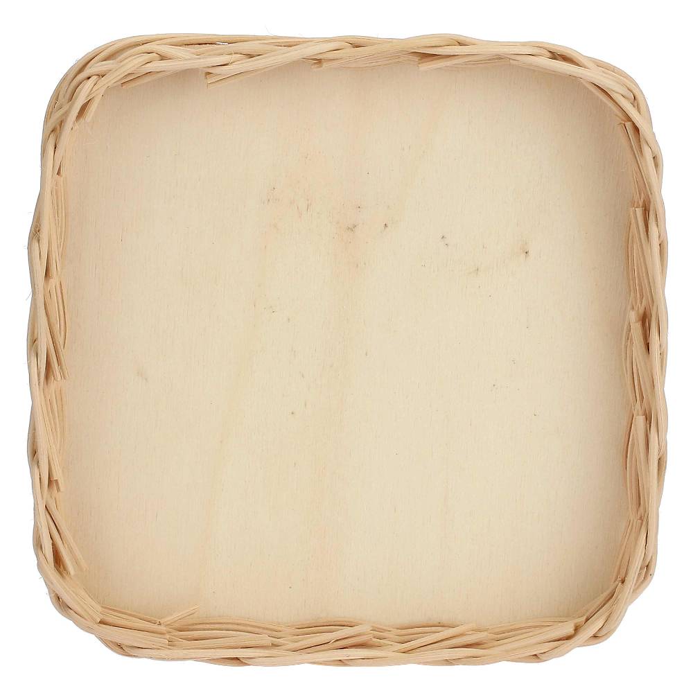 La Porcellana Bianca Supporto Menage Vassoio Quadrato 16,5x16,5 cm Midollino Online