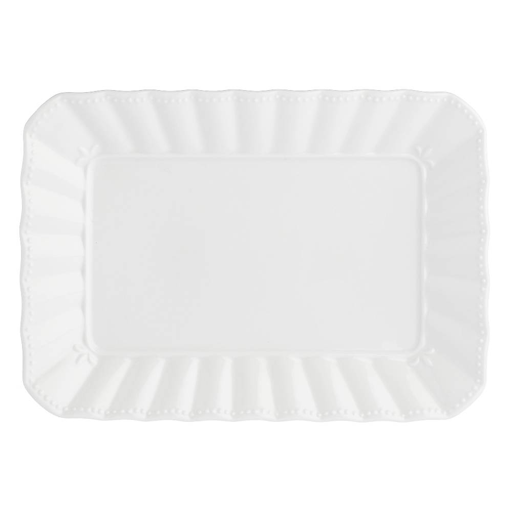 La Porcellana Bianca Vassoio Rettangolare 20x13 cm Ducale