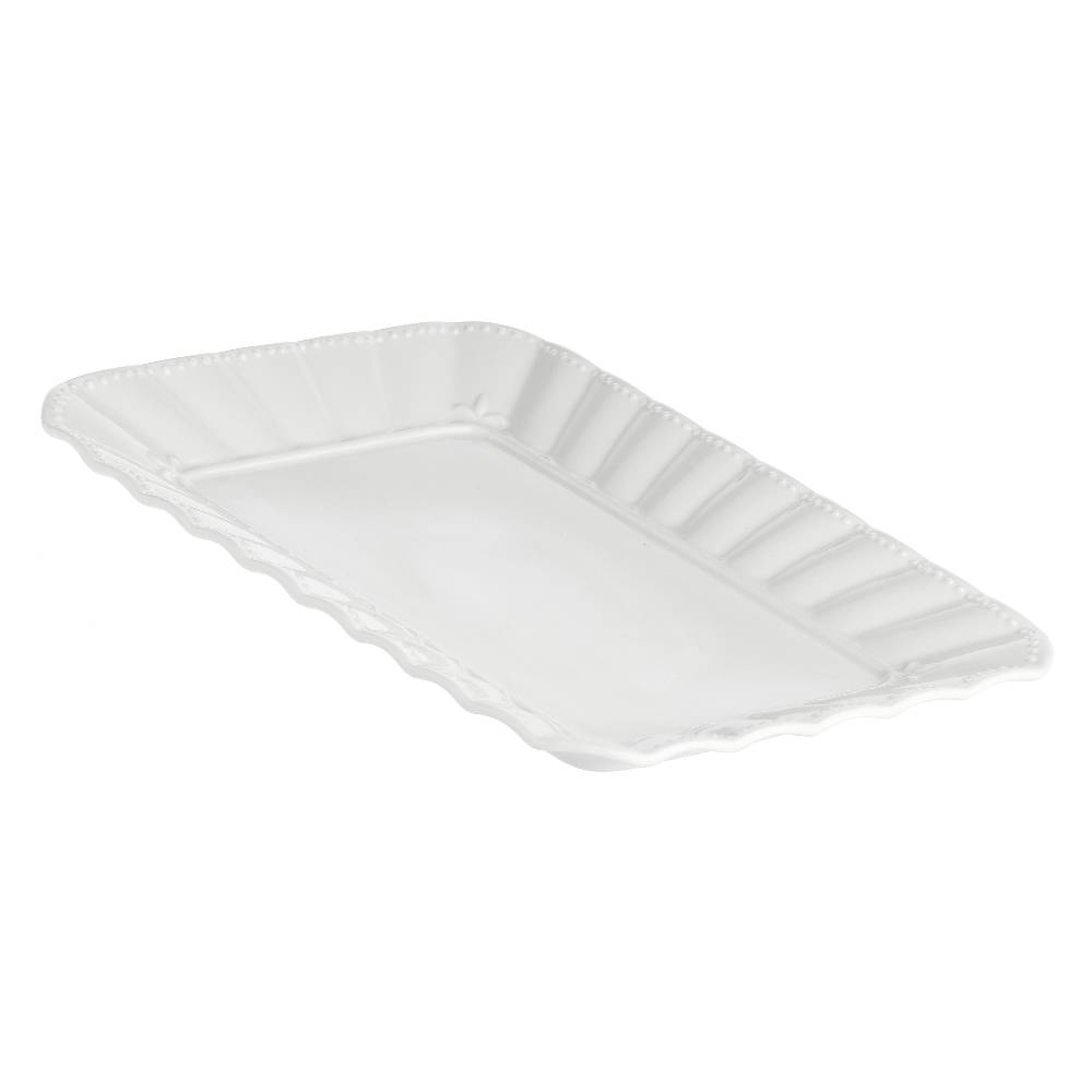 La Porcellana Bianca Vassoio Rettangolare 35x26 cm Ducale Negozio