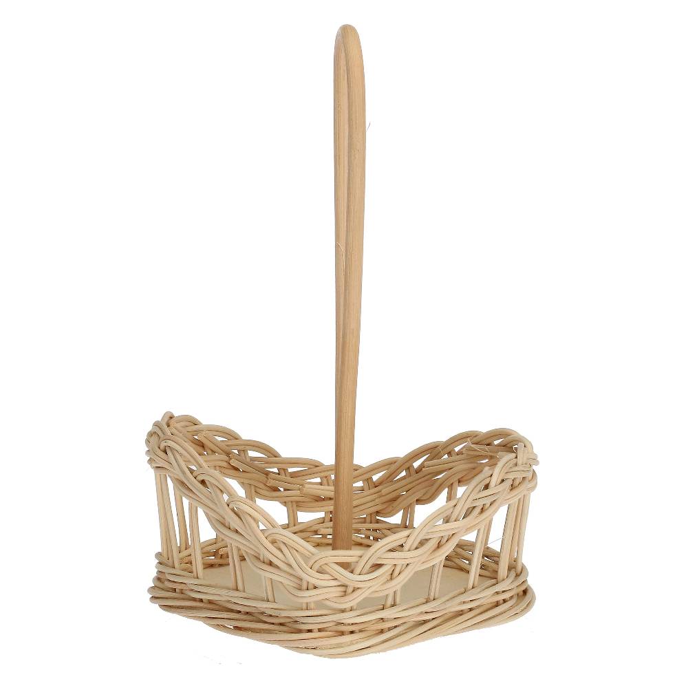La Porcellana Bianca Base Set Olio e Aceto o Sale ePepe con manici Midollino Pezzi Unici