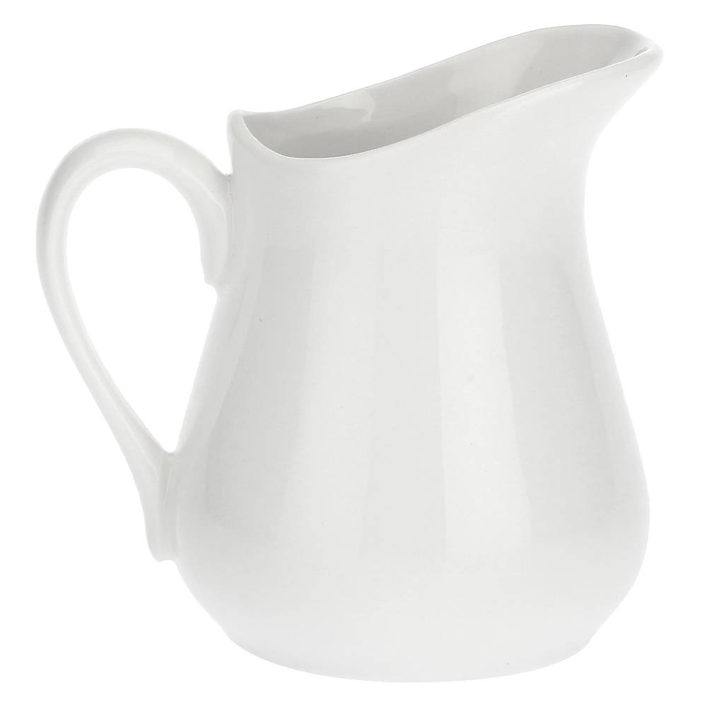 La Porcellana Bianca Set 6 Cremiere con manico 330 cc Corte Nuova