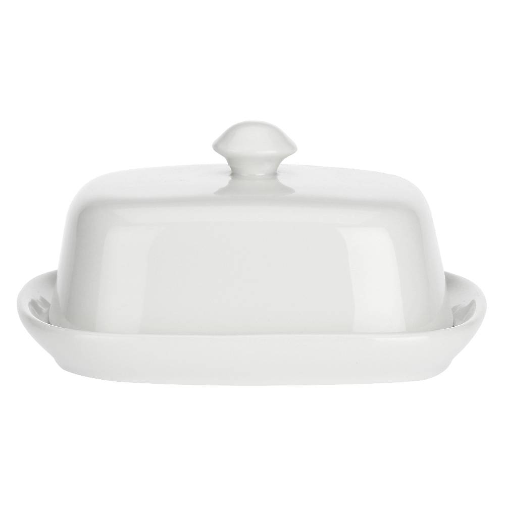 La Porcellana Bianca Burriera con coperchio 18x14 cm Terrine