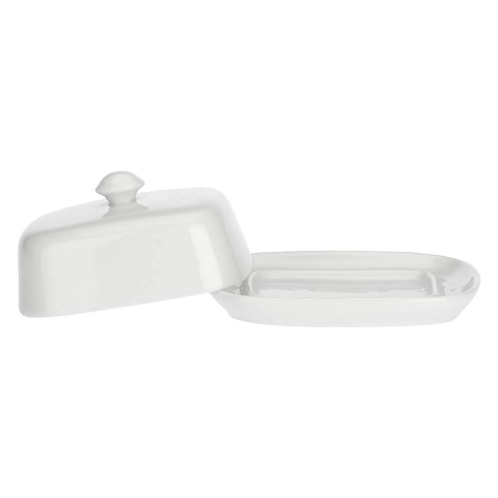 La Porcellana Bianca Burriera con coperchio 18x14 cm Terrine Promozione