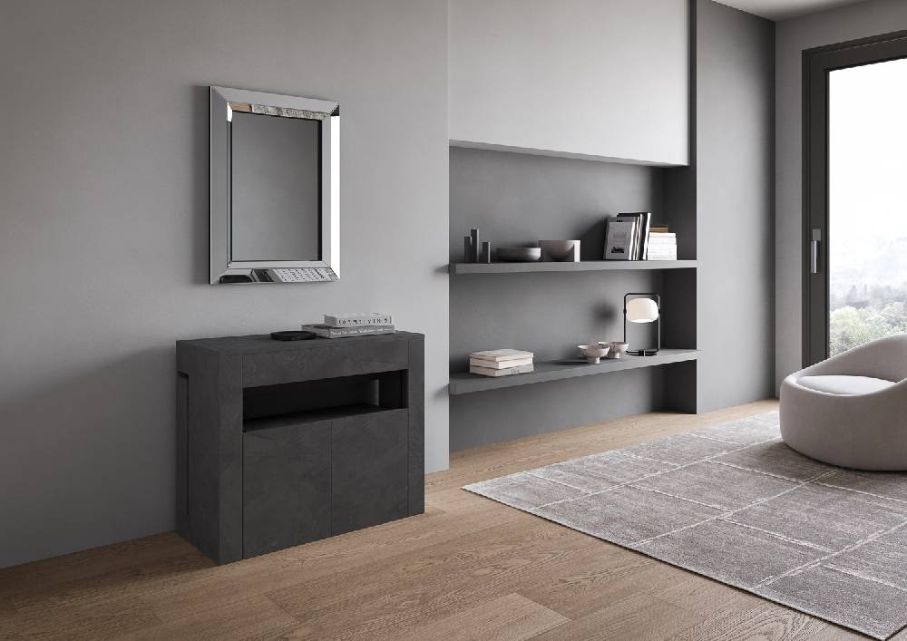 Itamoby Consolle allungabile Evolve con Panca inferiore Antracite Offerta