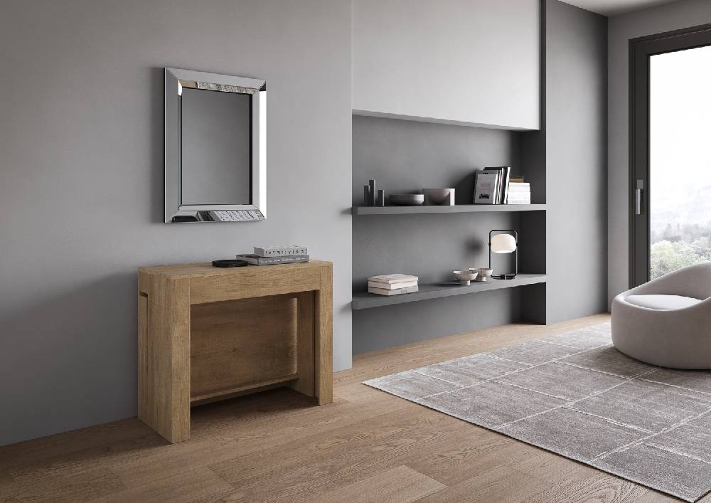 Itamoby Consolle allungabile Evolve con Panca inferiore Quercia Natura Economico