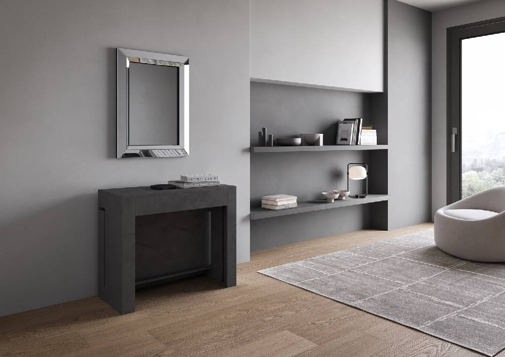 Itamoby Consolle allungabile Evolve Antracite Outlet