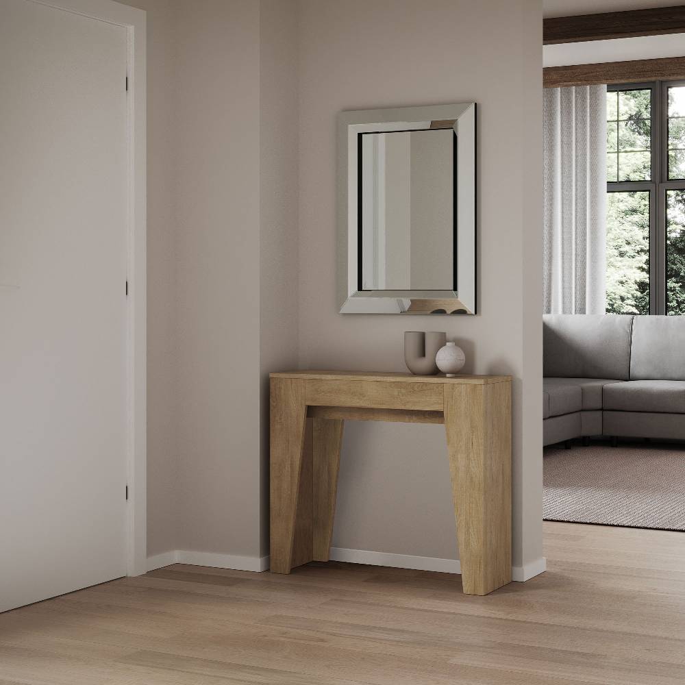 Itamoby Consolle allungabile 90×25/181 cm Narrow Quercia Natura Vendita Calda