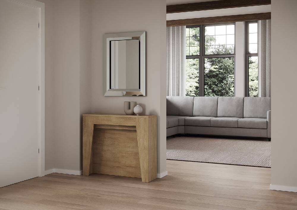 Itamoby Consolle allungabile 90×25/211 cm Anea Quercia Natura Moda