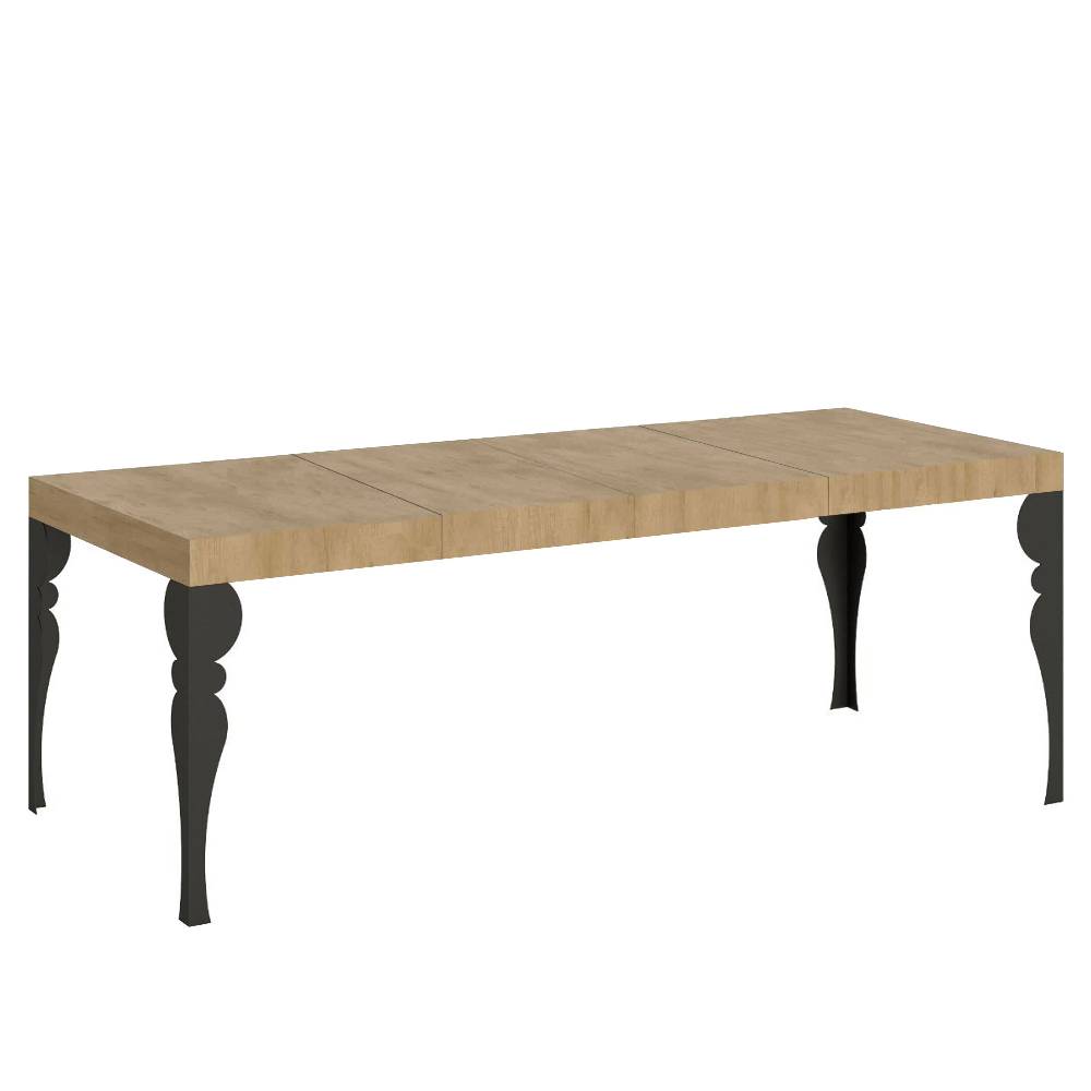 Itamoby Tavolo allungabile 90×180/284 cm Paxon Premium Quercia Natura telaio Antracite