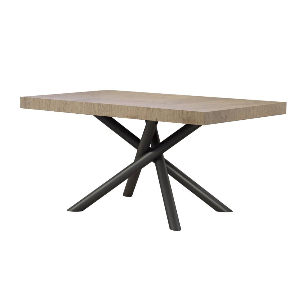 Itamoby Tavolo allungabile 90×180/284 cm Famas Premium Quercia Natura telaio Antracite Vendita