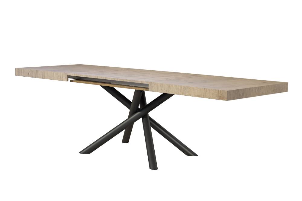 Itamoby Tavolo allungabile 90×180/284 cm Famas Premium Quercia Natura telaio Antracite Vendita