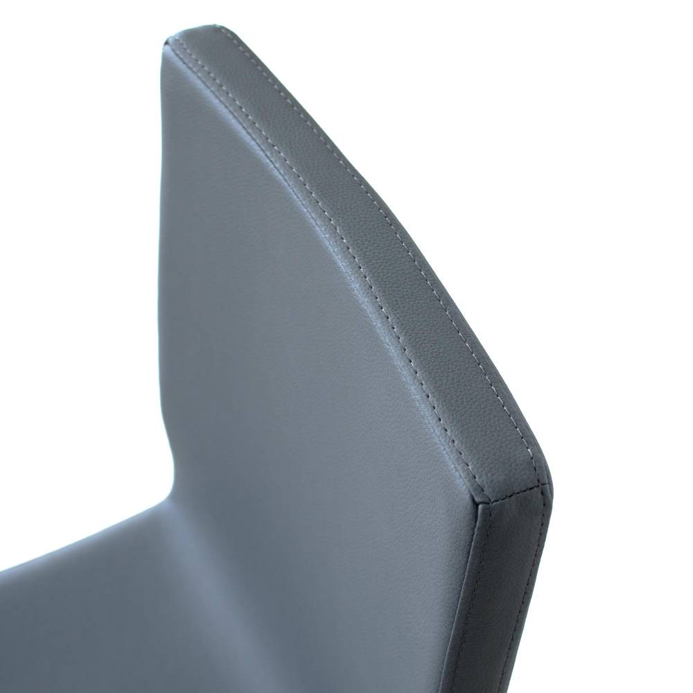 Itamoby Sedia Armida gambe Antracite cuscino grigio 11 (gambe Coniche) Spedizione Gratuita