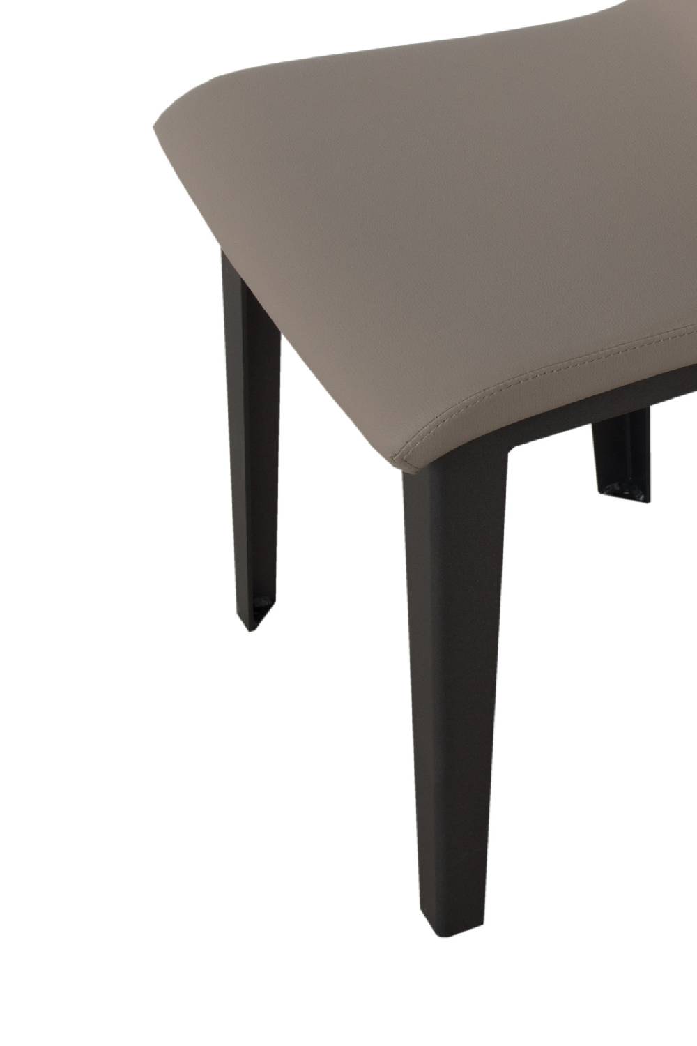 Itamoby Sedia Armida gambe Antracite cuscino tortora 52 (gambe Coniche) Pezzi Unici