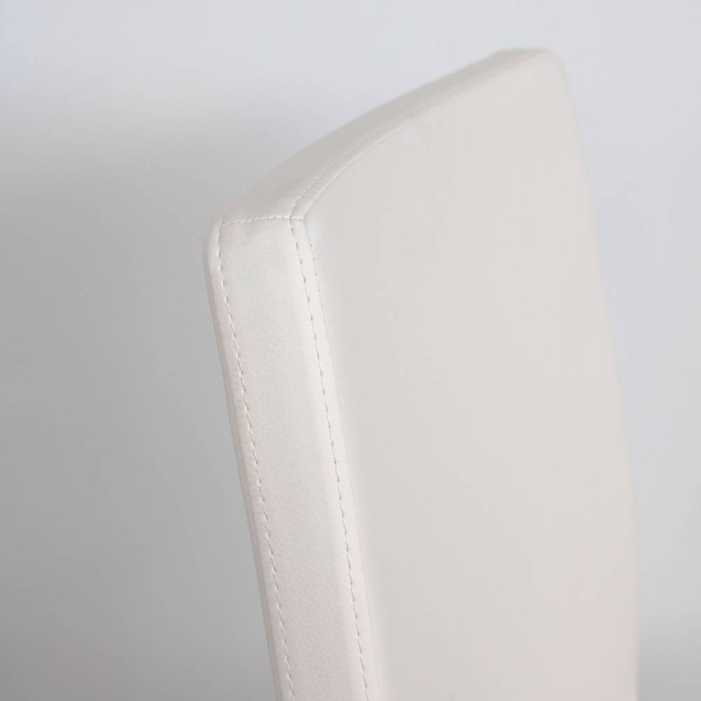 Itamoby Sedia Armida gambe Antracite cuscino Bianco 01 (gambe Coniche) Soddisfazione Garantita