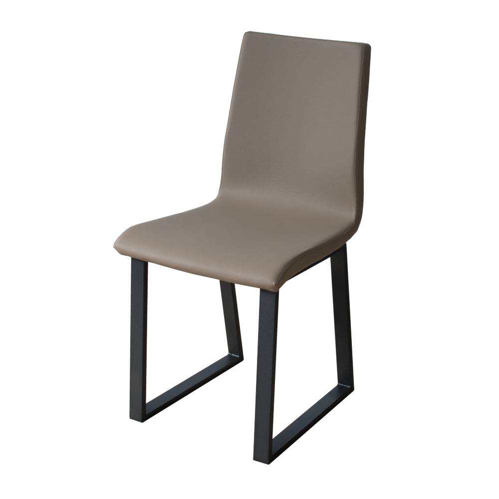 Itamoby Sedia Baffy gambe Antracite cuscino Grigio 11 (tipo Tecno)