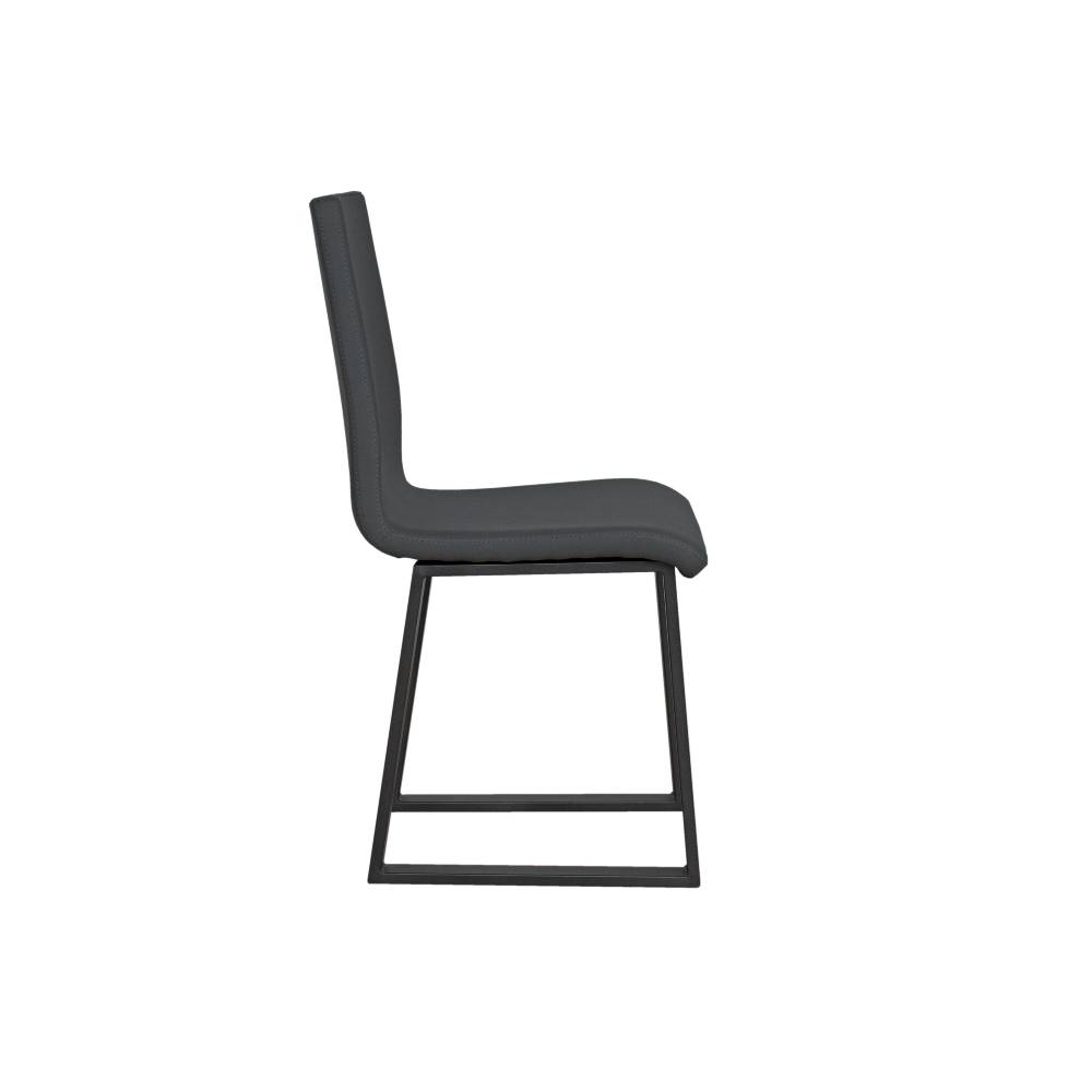 Itamoby Sedia Baffy gambe Antracite cuscino Grigio 11 (tipo Tecno) Presa