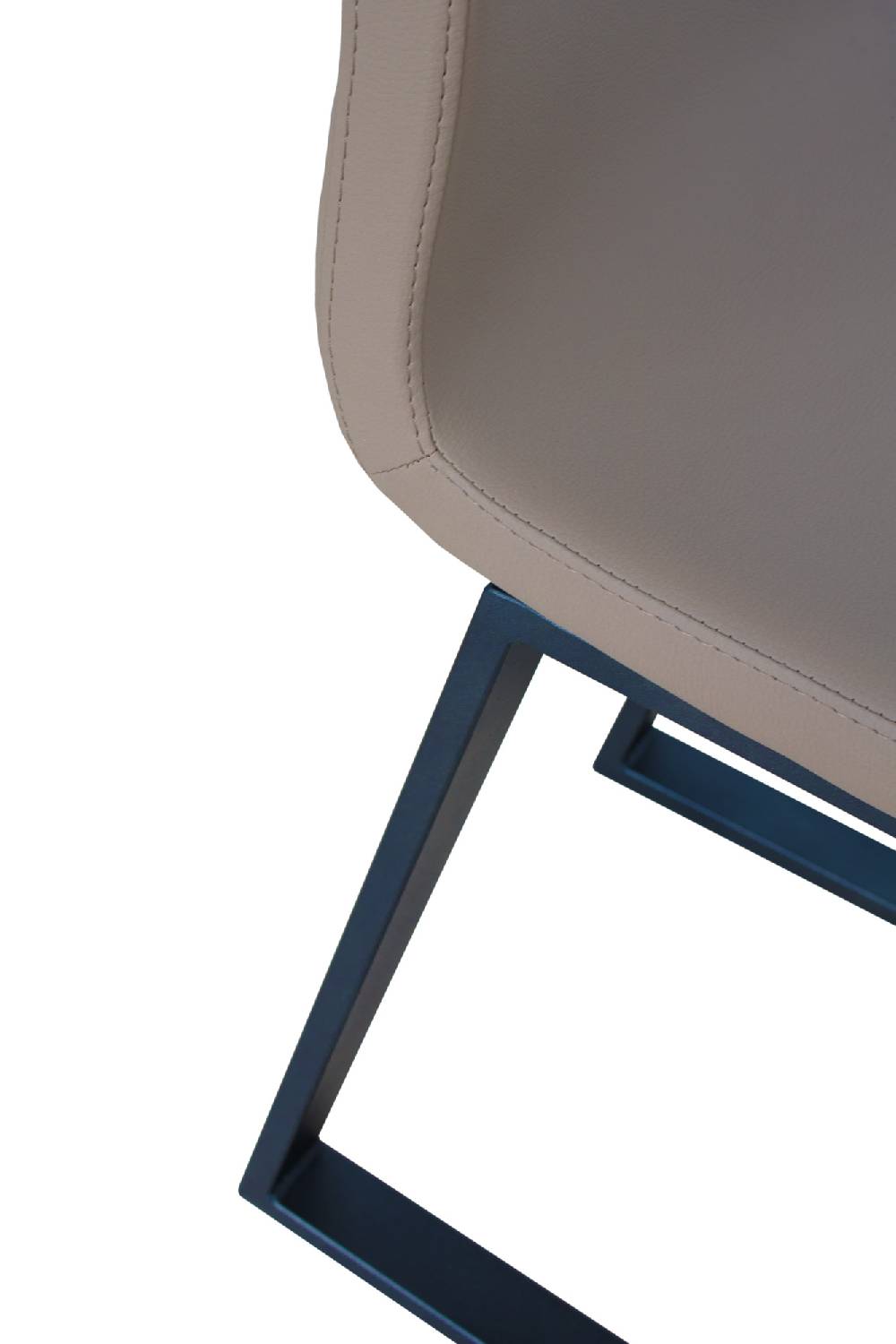 Itamoby Sedia Baffy gambe Antracite cuscino Tortora 52 (tipo Tecno) Sconto