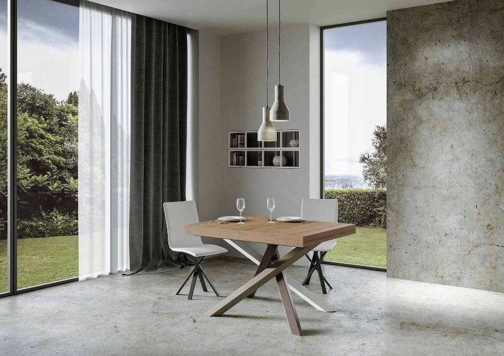 Itamoby Tavolo allungabile 90×130/234 cm Volantis Premium Quercia Natura telaio 4/C Promozione Limitata