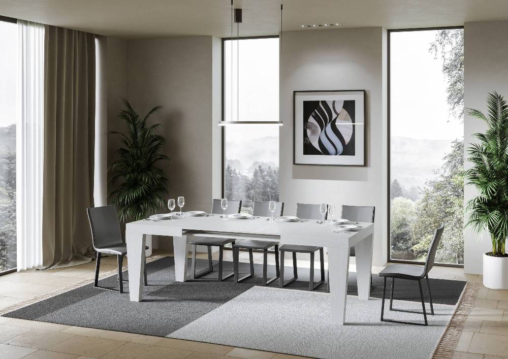 Itamoby Tavolo Spimbo Allungabile Bianco Frassino 90×130 Allungato 390 2025