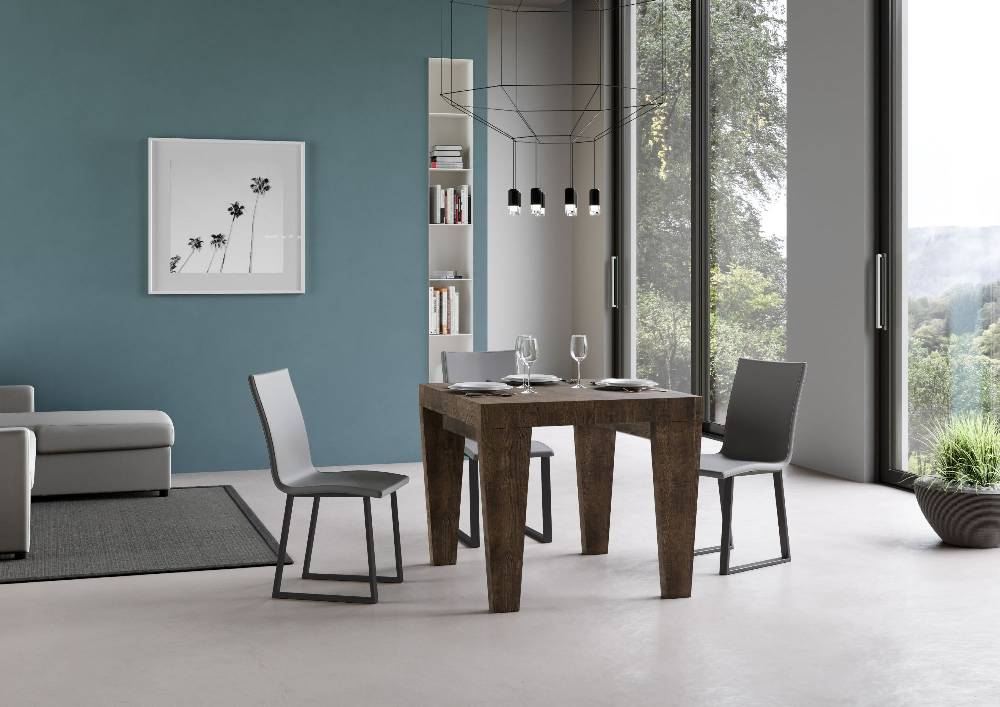 Itamoby Tavolo Spimbo Allungabile Noce 90×90 Allungato 246 Promozione Limitata