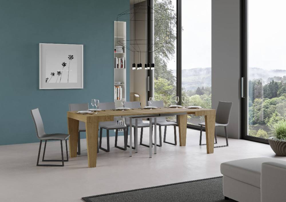 Itamoby Tavolo Spimbo Allungabile Quercia Natura 90×90 Allungato 246 Shopping Online