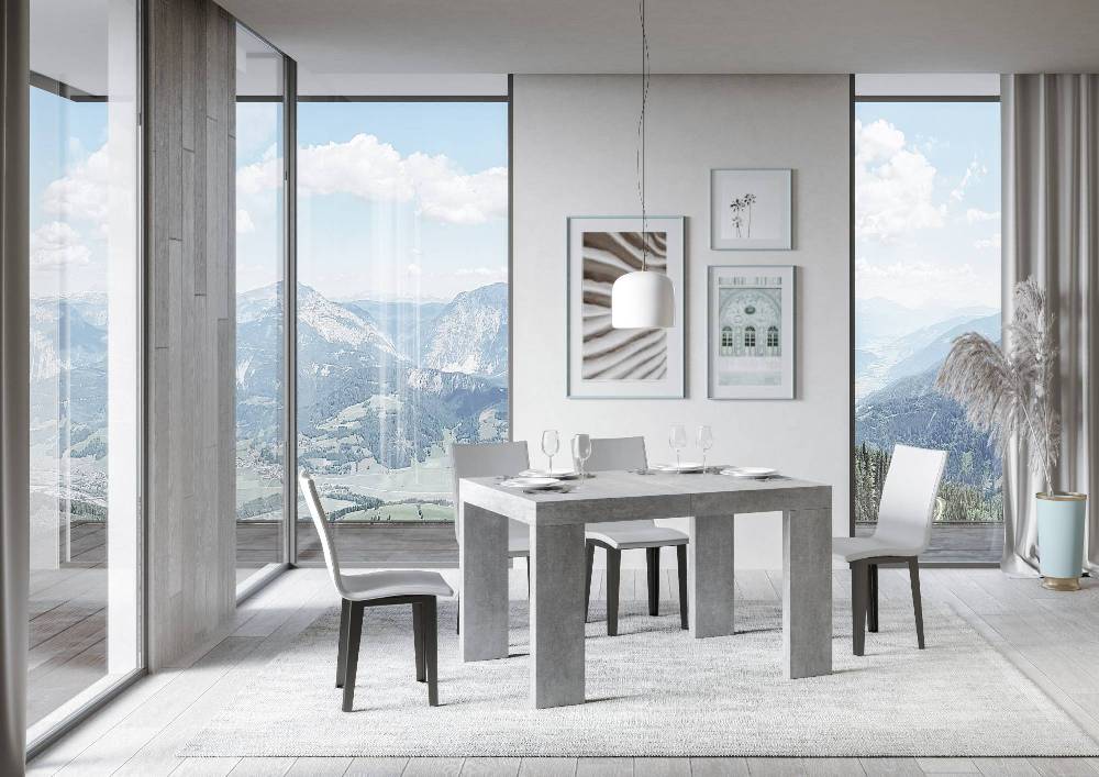 Itamoby Tavolo Roxell Allungabile Cemento 90×130 Allungato 234 Outlet