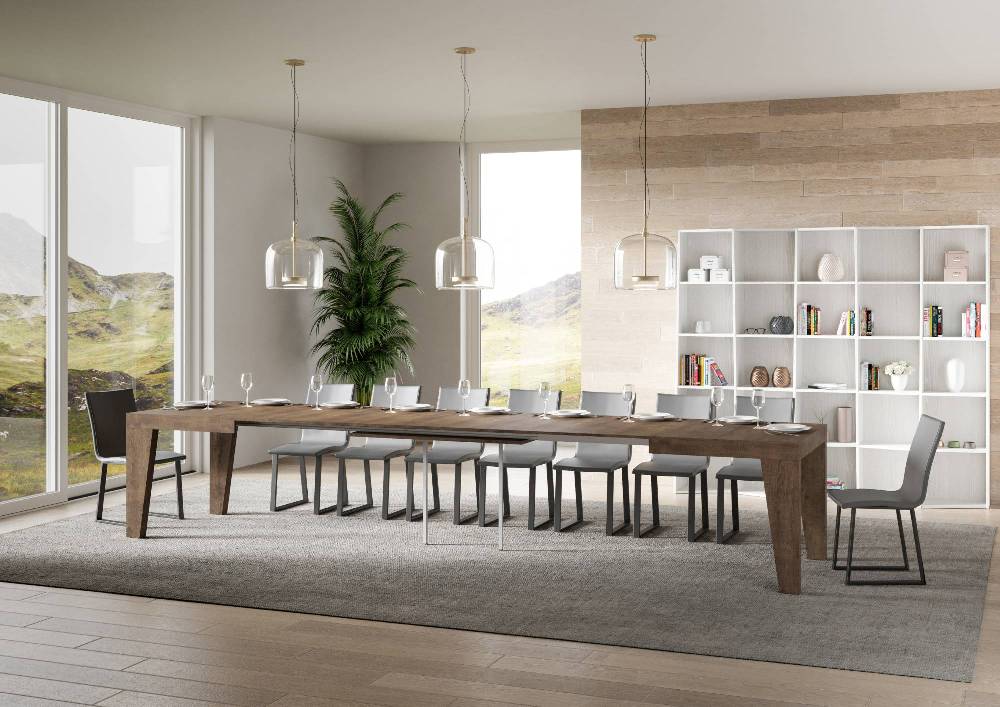 Itamoby Tavolo Naxy Allungabile Noce 90×160 Allungato 420 I Più Venduti