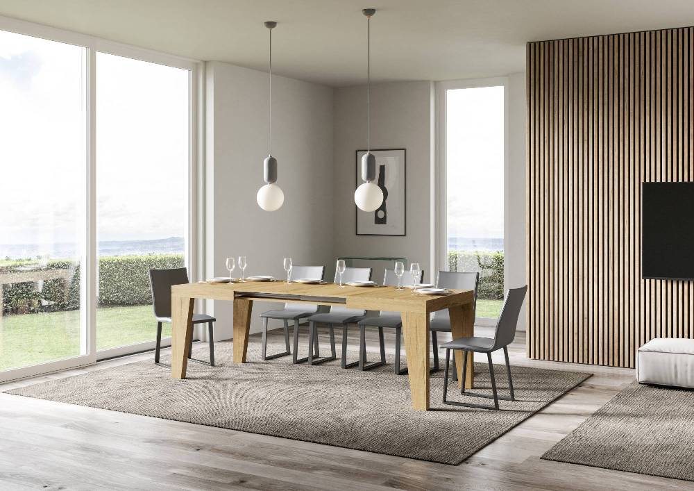 Itamoby Tavolo Naxy Allungabile Quercia Natura 90×130 Allungato 390 2025