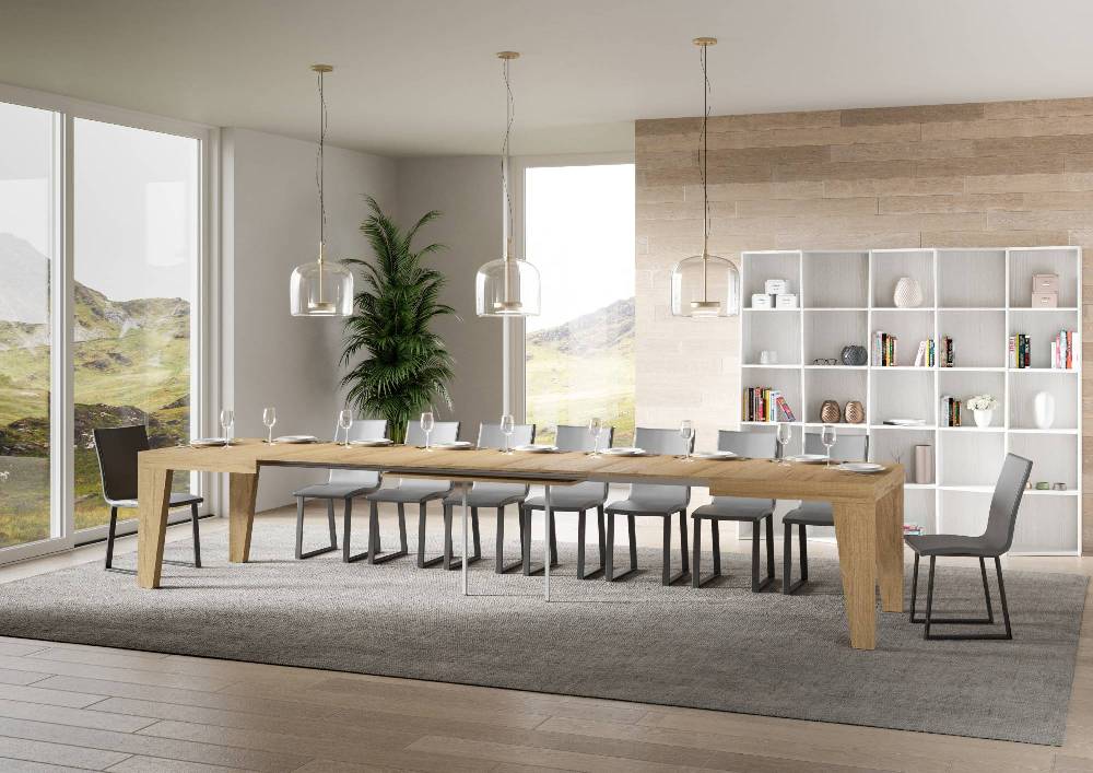 Itamoby Tavolo Naxy Allungabile Quercia Natura 90×130 Allungato 390 2025