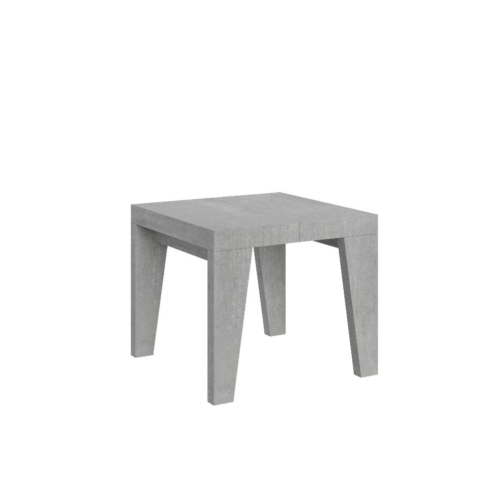 Itamoby Tavolo Naxy Allungabile Cemento 90×90 Allungato 246