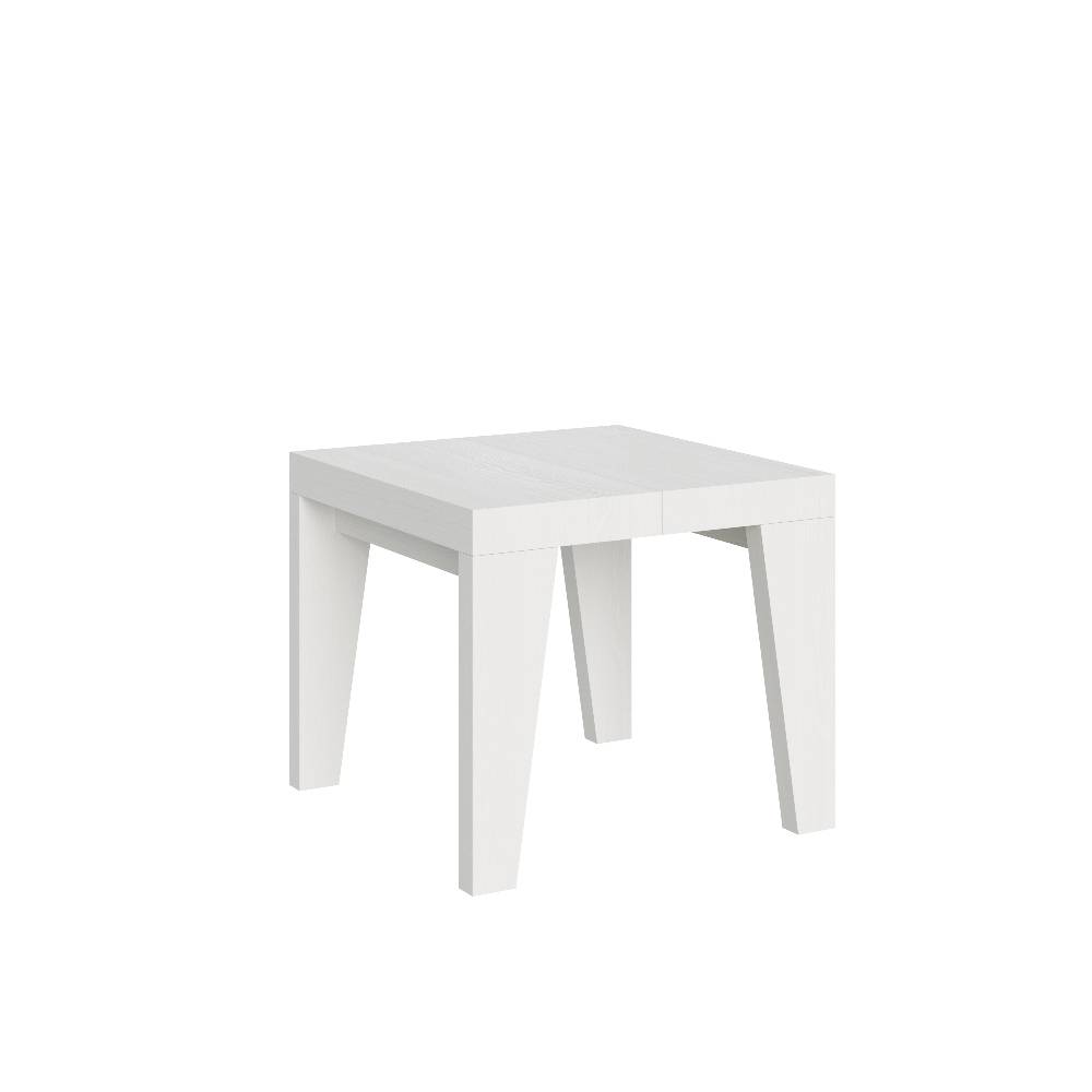 Itamoby Tavolo Naxy Allungabile Bianco Frassino 90×90 Allungato 246