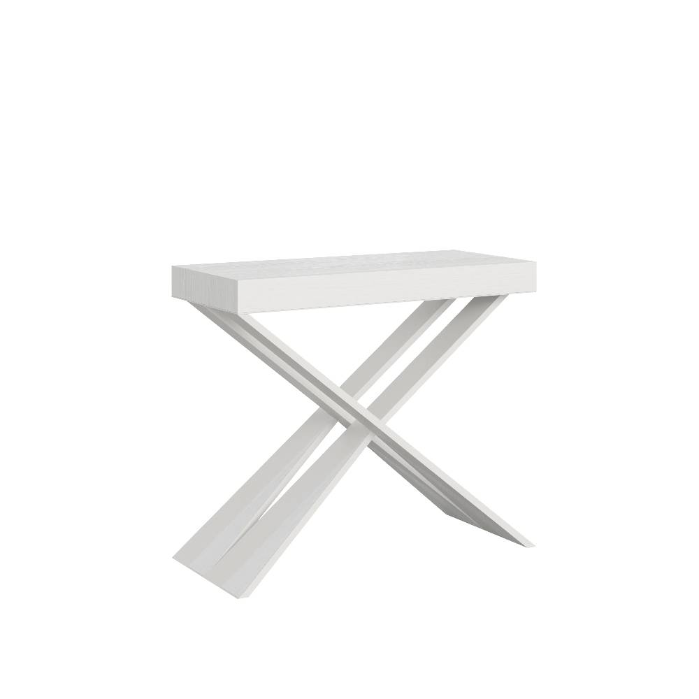 Itamoby Consolle Diago Bianco Frassino telaio bianco