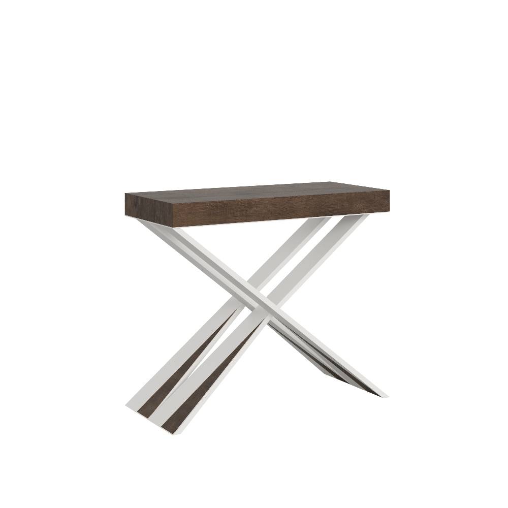 Itamoby Consolle Diago Small Noce telaio bianco