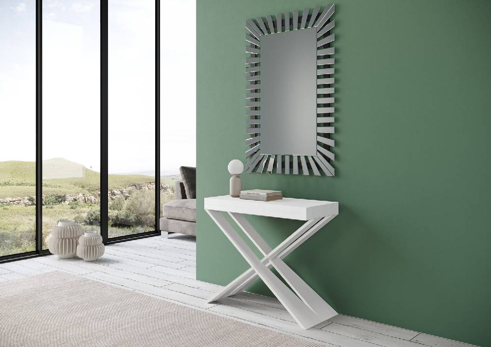 Itamoby Consolle Diago Small Bianco Frassino telaio bianco Enormi sconti