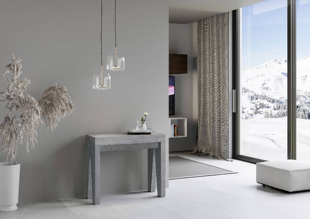 Itamoby Consolle Naxy Small Cemento In Linea