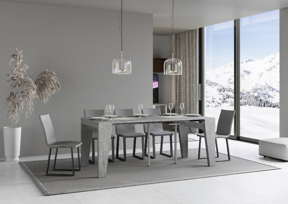 Itamoby Consolle Naxy Small Cemento In Linea