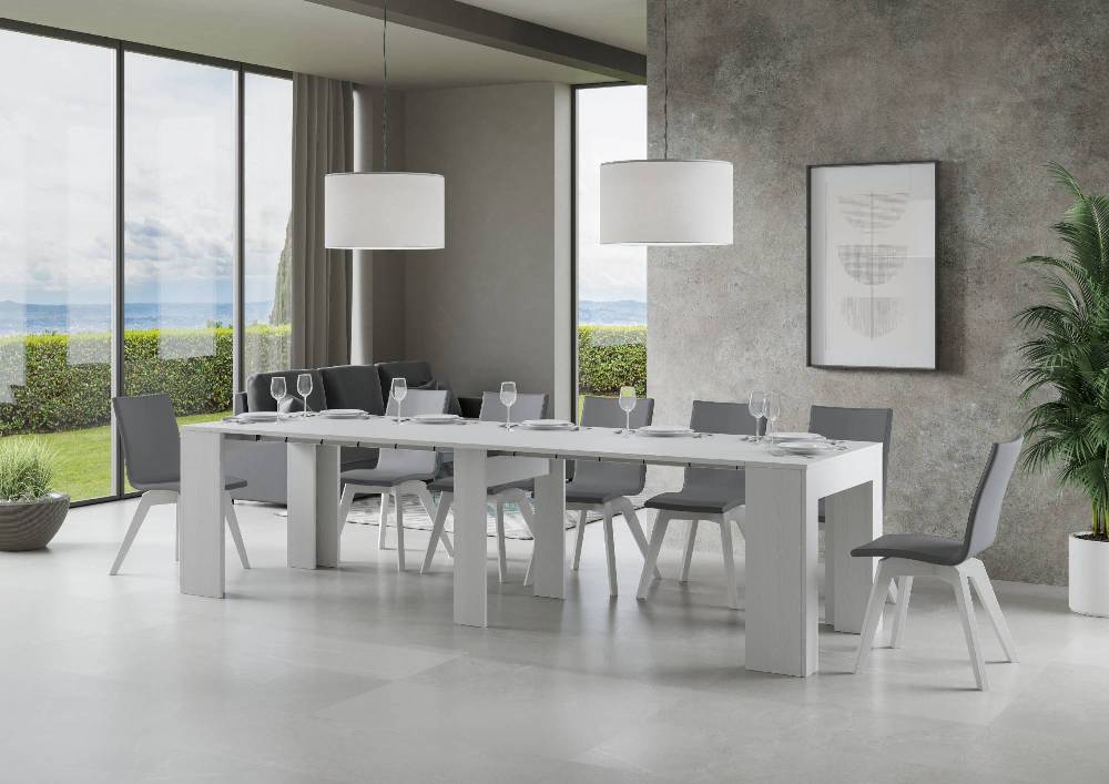 Itamoby Consolle New Extra Bianco Frassino Spedizione gratuita