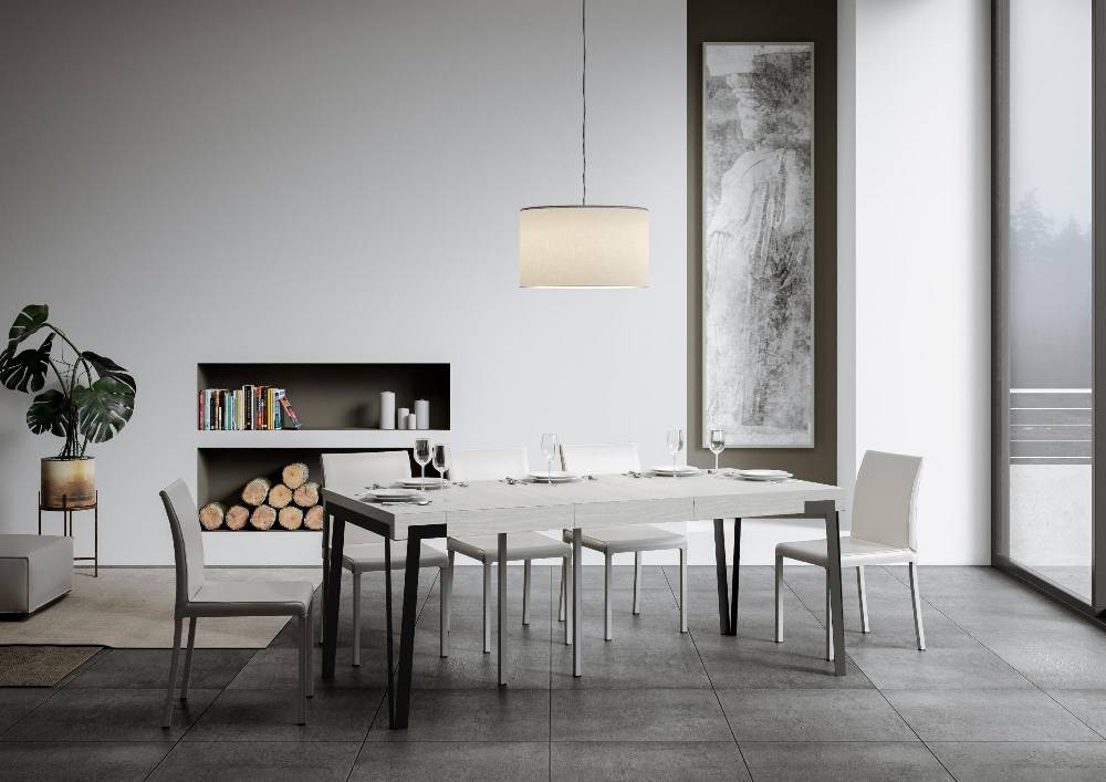 Itamoby Consolle Rio Premium Bianco Frassino telaio Ruggine Comprare a buon mercato