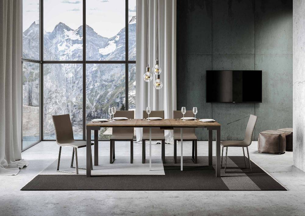 Itamoby Consolle Everyday Small Evolution Noce telaio Antracite Prezzo basso