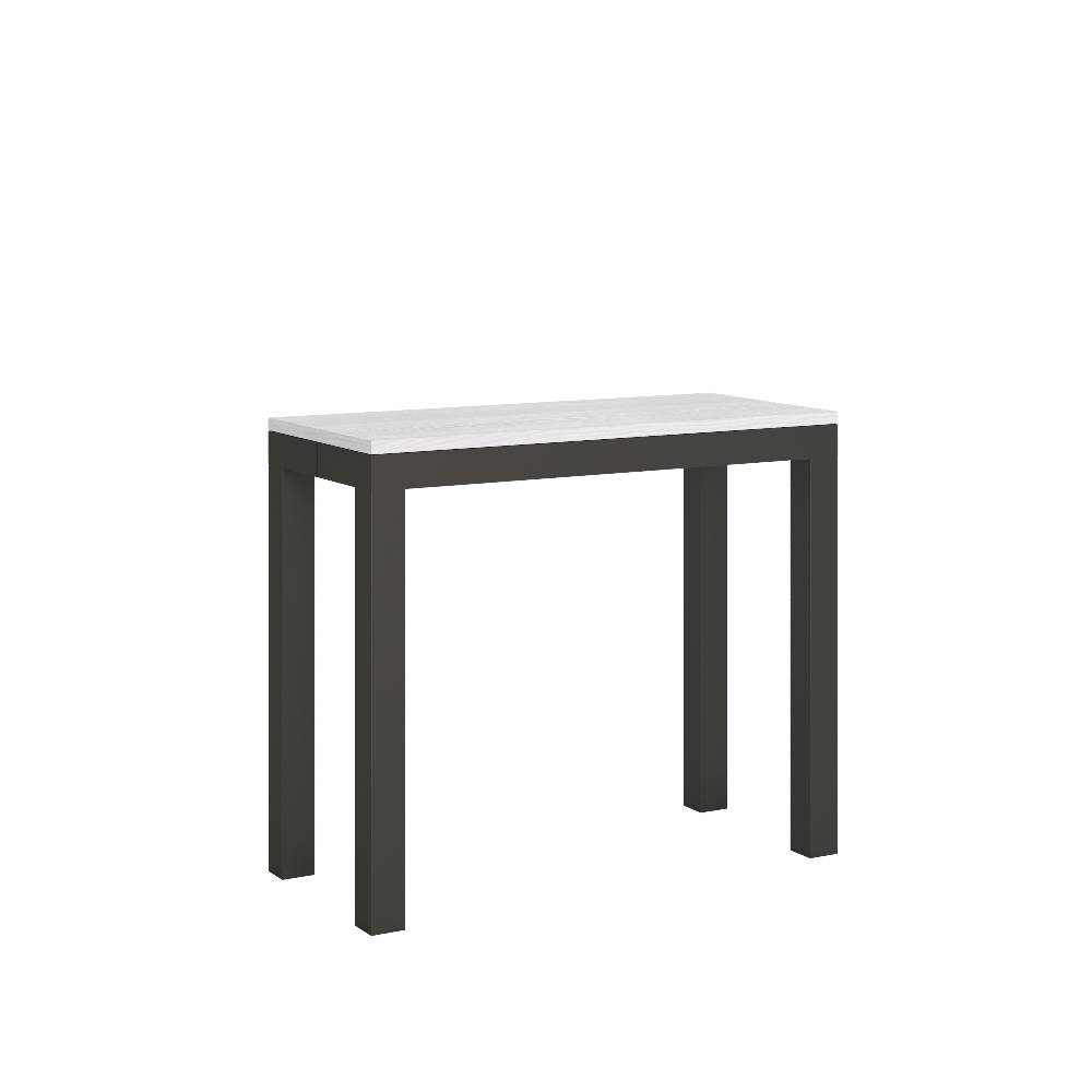 Itamoby Consolle Everyday Small Evolution Bianco Frassino telaio Antracite