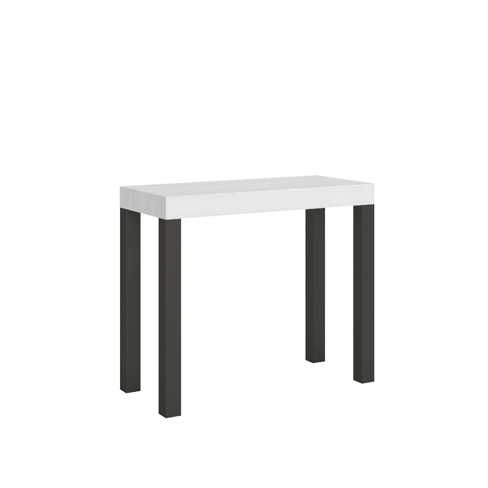 Itamoby Consolle Everyday Bianco Frassino telaio Antracite