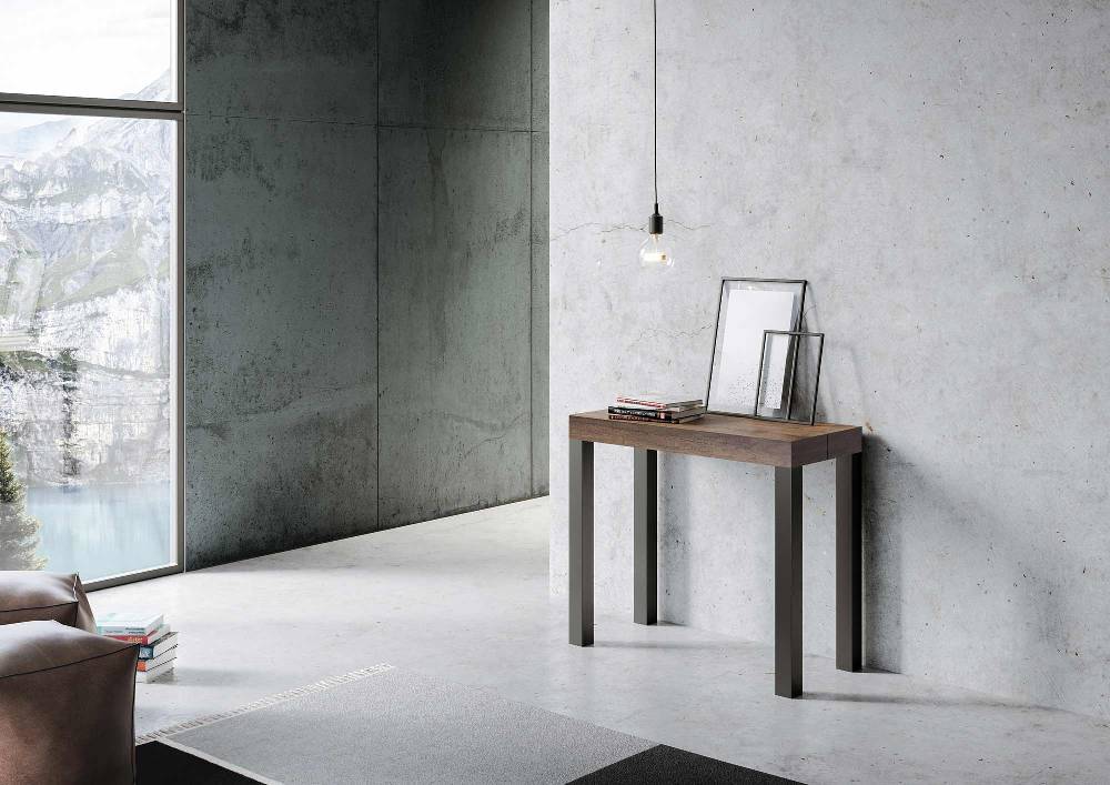 Itamoby Consolle Everyday Small Noce telaio Antracite Ultimi due giorni