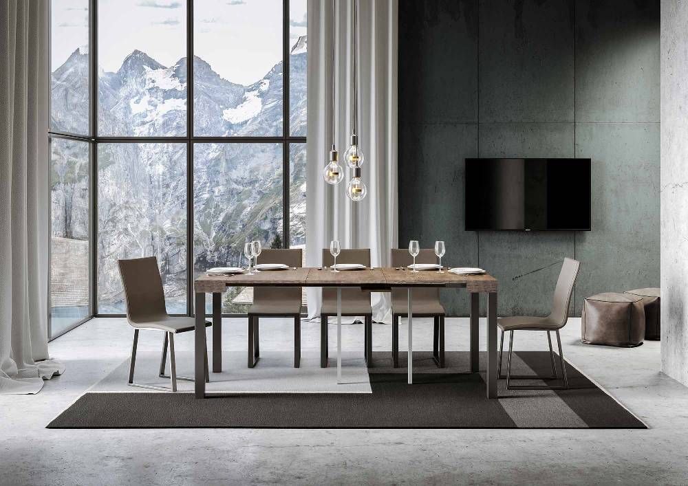 Itamoby Consolle Everyday Small Noce telaio Antracite Ultimi due giorni