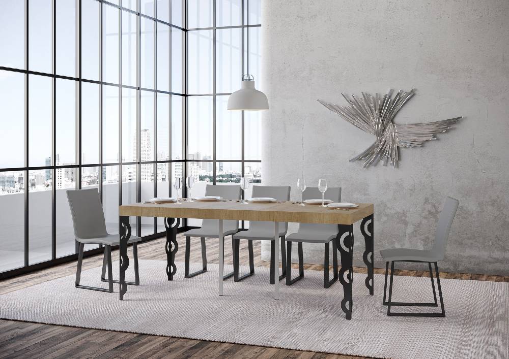 Itamoby Consolle Karamay Premium Quercia Natura telaio Antracite Only for today