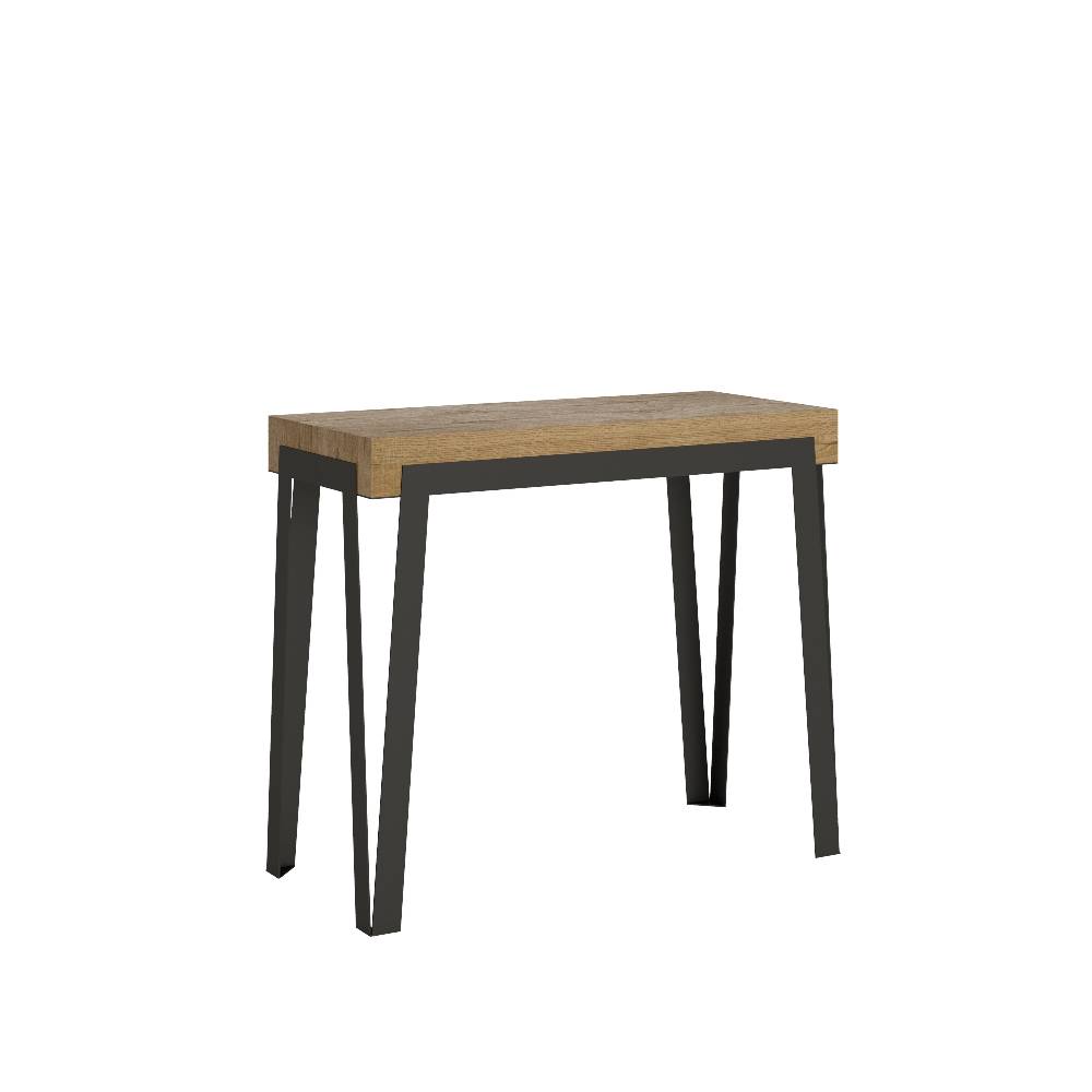 Itamoby Consolle Rio Premium Quercia Natura telaio Antracite Duty-free