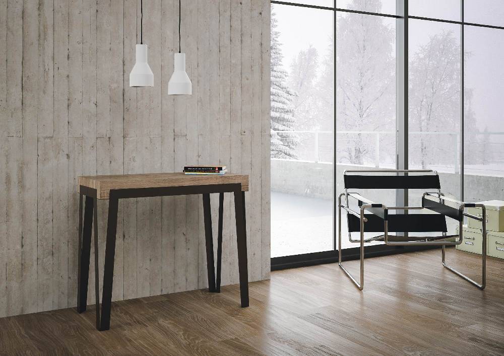 Itamoby Consolle Rio Premium Quercia Natura telaio Antracite Duty-free